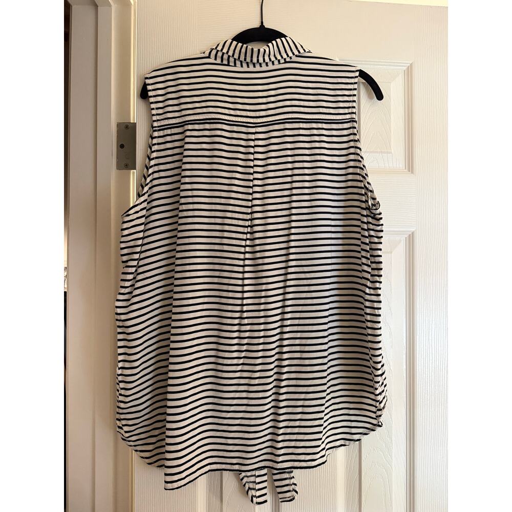 Beachlunchlounge stripe buttondown tieup shirt size XL - Picture 4 of 4